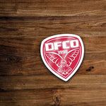 Etiqueta engomada del logotipo de fútbol de Dijon - Vignette | stickers foot