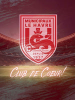 Affiche logo Municipaux Le Havre - Vignette | Sticker Foot