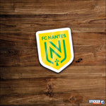 Etiqueta engomada del logotipo del FC Nantes - Vignette | stickers foot