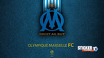 Deco Olympique de Marsella con logotipo OM - Vignette | Sticker Foot