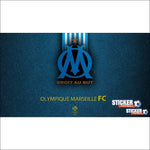 Deco Olympique de Marsella con logotipo OM - Vignette | stickers foot