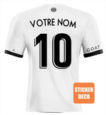 Decoración PSG - Adhesivo personalizado "camiseta PSG VISITOR" 2023 - Vignette | Sticker Foot