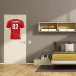Decoración de pegatinas de fútbol - Camiseta de Brest personalizada - Vignette | Sticker Foot