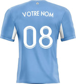 Decoración de pegatinas de fútbol - la pegatina de la camiseta del Manchester City en Personalizar - Vignette | Sticker Foot