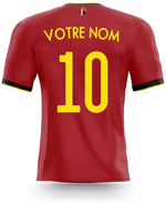 Calcomanía personalizada de camiseta de fútbol de Bélgica - Vignette | Sticker Foot