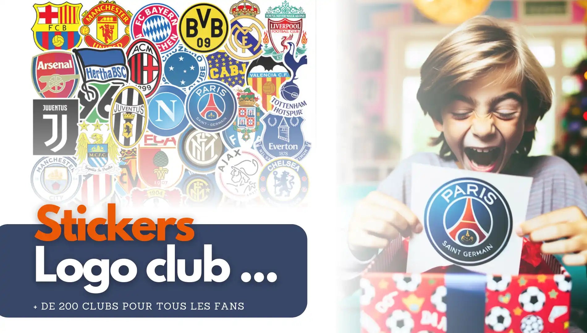 Autocollants de logo de club de football