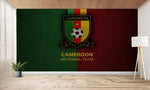 papier peint foot Cameroun football logo - Vignette | stickers foot
