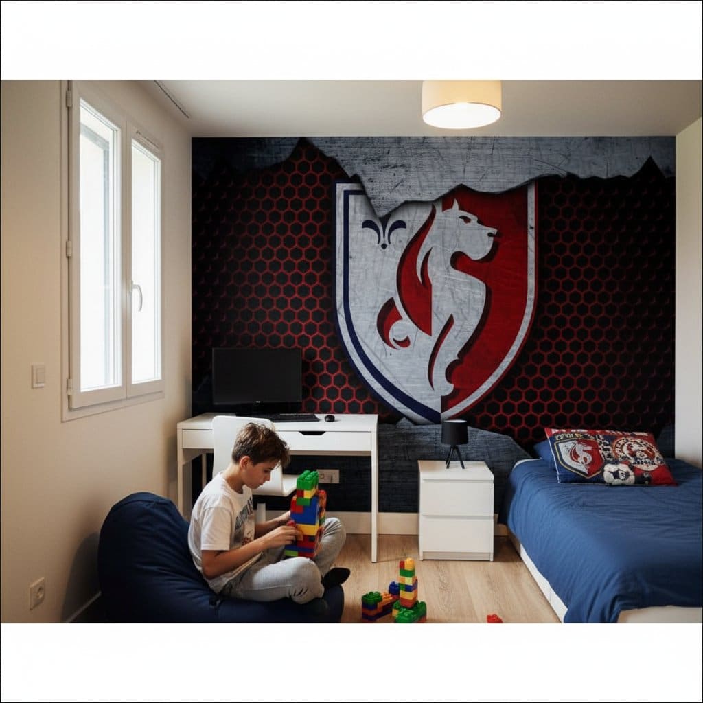 Visualisation papier peint football Lille LOSC supporter