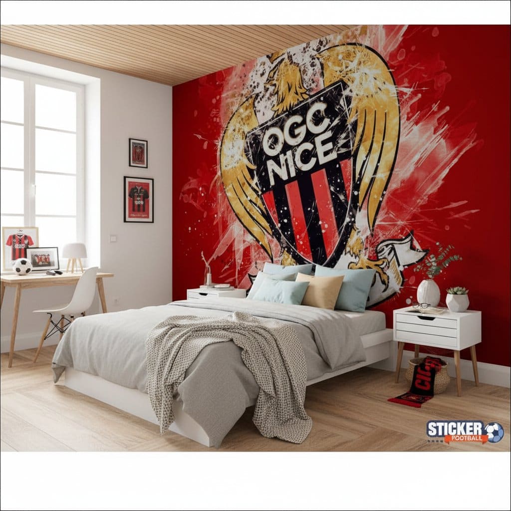 Visualisation papier peint football OGC Nice