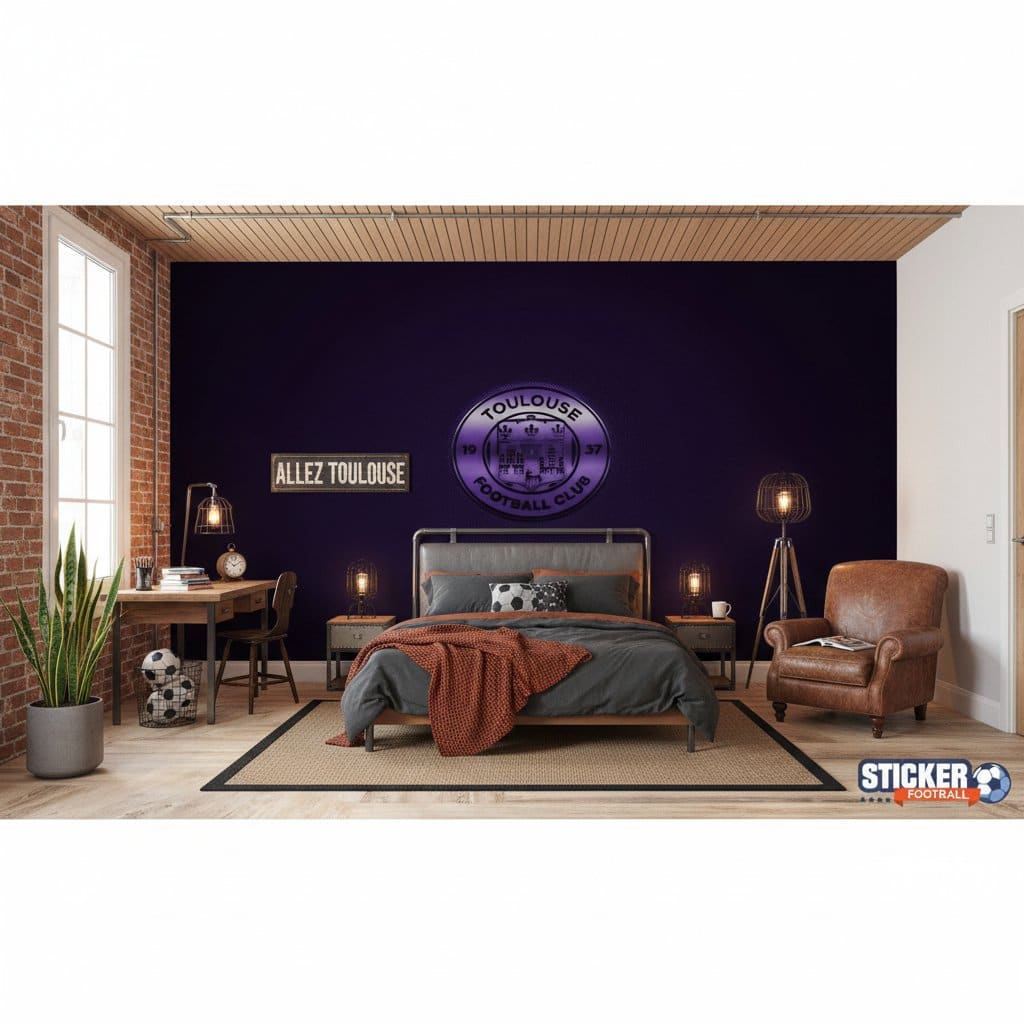 Visualisation papier peint football Toulouse 1