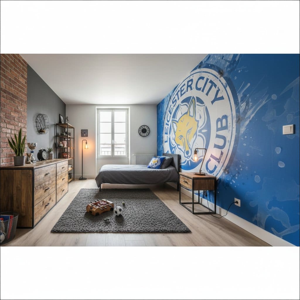 Visualisation papier peint Leicester City football club