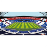 Papier Peint stade Parc Olympique Lyonnais - Olympique Lyon - Vignette | stickers foot