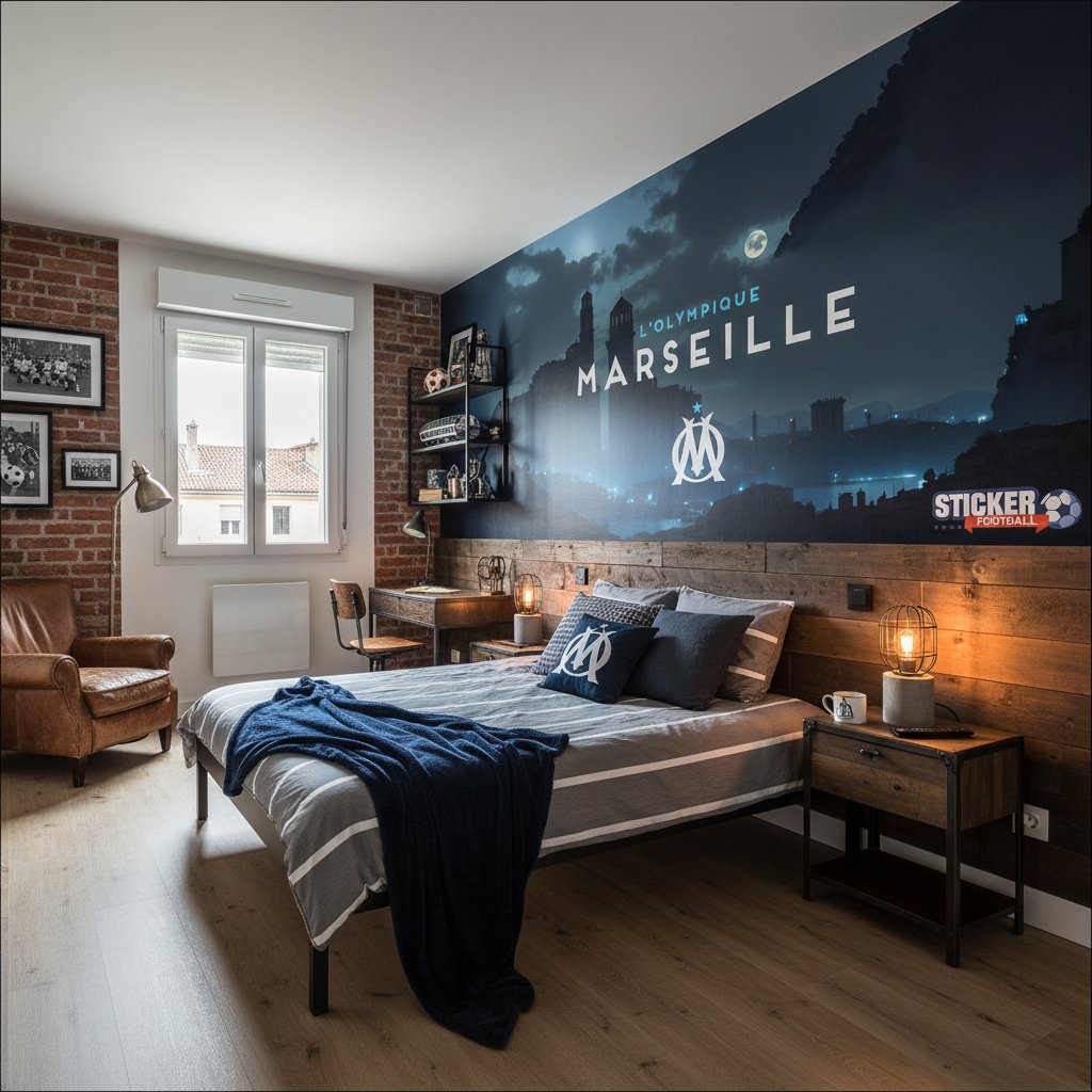 Visualisation Papier Peint OM: Décorez avec Passion Marseille