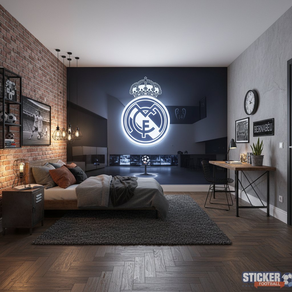 Visualisation Papier Peint Real Madrid C.F.: Passion Déco !