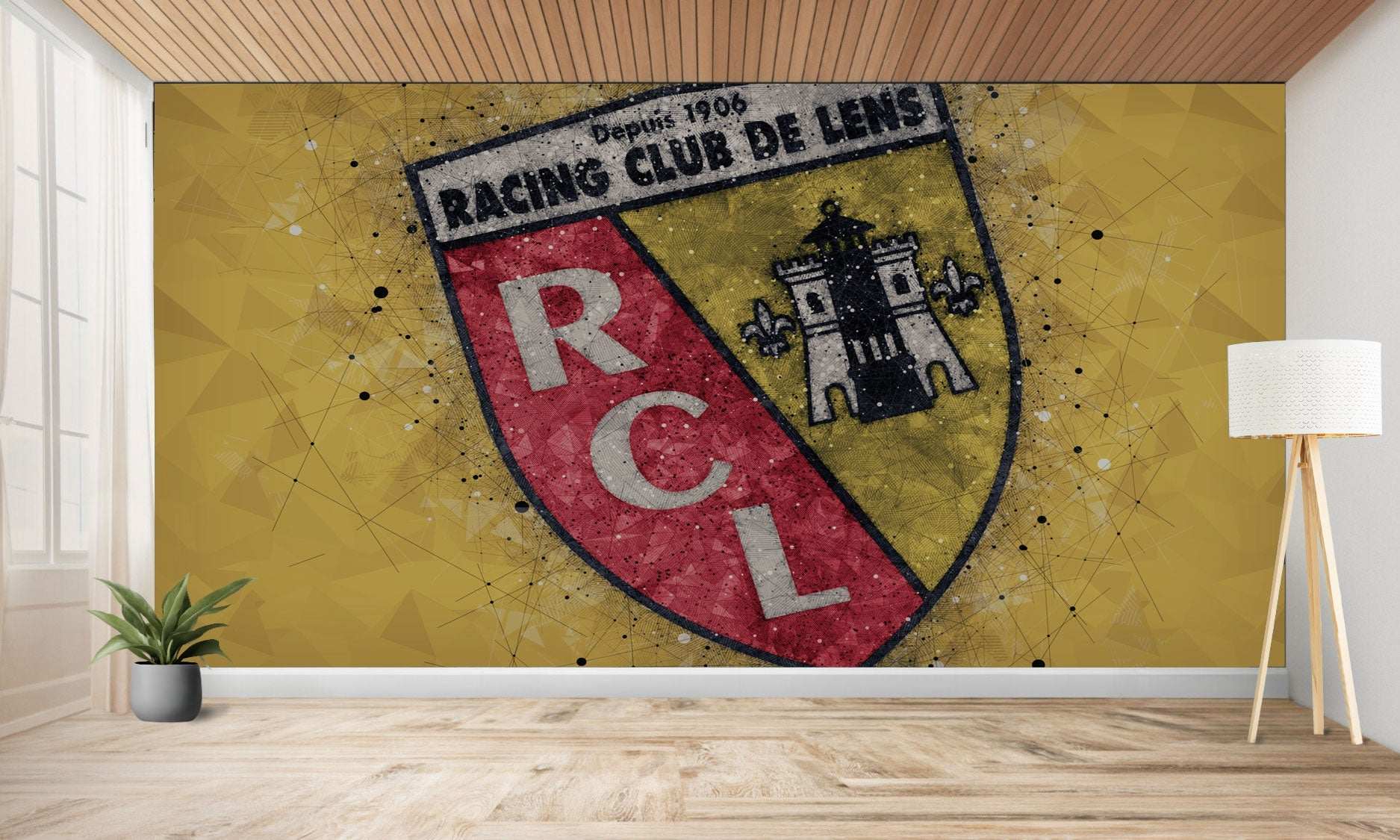 L’écusson du Racing Club de Lens.