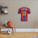 Pegatina de fútbol - Decoración barca - Vignette | stickers foot