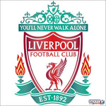 Calcomanía de fútbol con el logo del Liverpool fc - Vignette | stickers foot