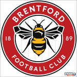 Calcomanía de fútbol con el logotipo de Brentford - Vignette | stickers foot