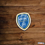 Etiqueta engomada del logotipo de Estac Troyes - Vignette | stickers foot