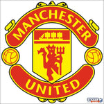 Calcomanías del Manchester United - logotipo del club - Vignette | stickers foot