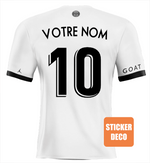 Decoración PSG - Adhesivo personalizado "camiseta PSG VISITOR" 2023 - Vignette | stickers foot