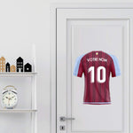 Decoración de pegatinas de fútbol - Camiseta Aston Villa 2023 - Vignette | stickers foot