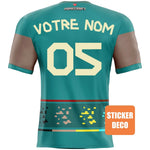 Etiqueta engomada de la camiseta del concepto de fútbol Decoración de interiores de Minecraft - Vignette | stickers foot