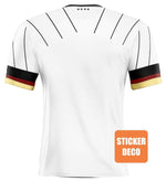 Decoración de pegatinas de fútbol - camiseta de fútbol de Alemania - Vignette | stickers foot