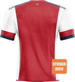 Decoración de pegatinas de fútbol - camiseta ARSENAL 2022 - Vignette | stickers foot
