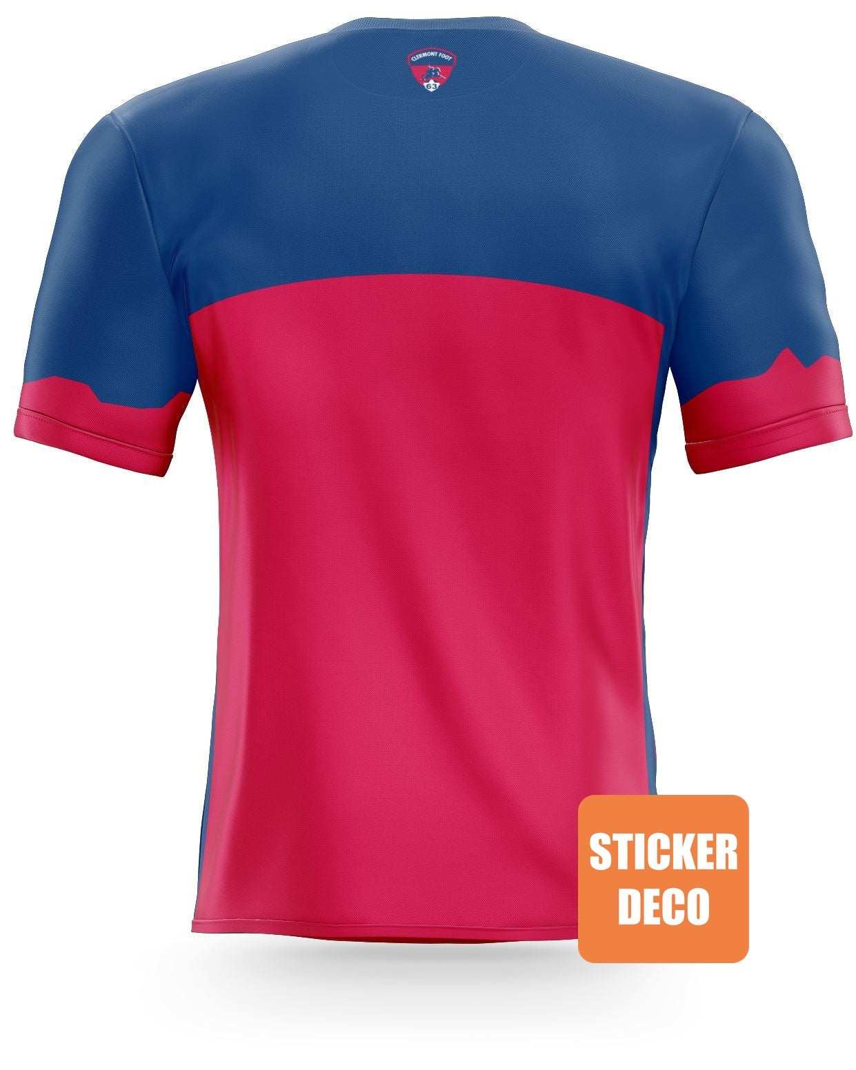 Décoration sticker maillot de Clermont Foot