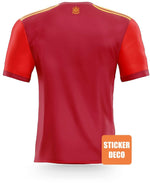 Decoración de la etiqueta de la camiseta de España - Vignette | stickers foot