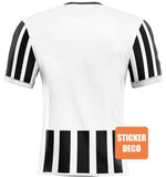 Decoración de pegatinas de fútbol - camiseta de la Juventus - Vignette | stickers foot