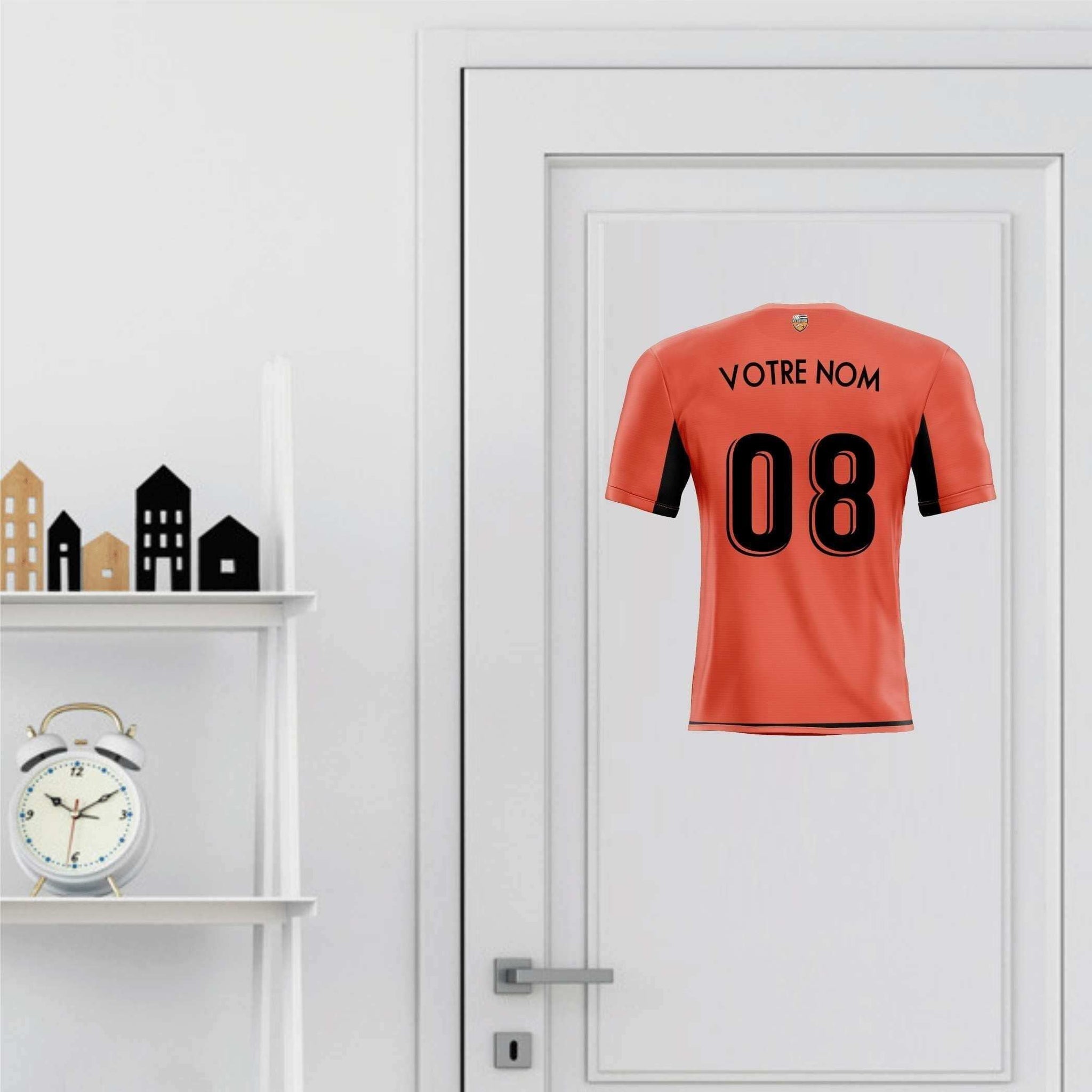 Déco foot LORIENT Personnalisé sticker-foot