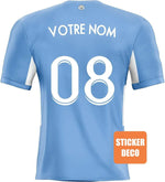 Decoración de pegatinas de fútbol - la pegatina de la camiseta del Manchester City en Personalizar - Vignette | stickers foot