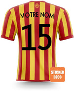 Decoración de pegatinas de fútbol - camiseta del club Mechelen - Vignette | stickers foot