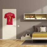 Decoración personalizada de la pegatina de la camiseta de Portugal - Vignette | stickers foot