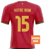 Decoración personalizada de la pegatina de la camiseta de Portugal - Vignette | stickers foot