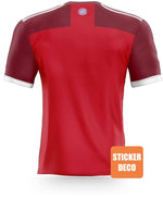 Decoración de pegatinas de fútbol - camiseta del Bayern de Múnich - Vignette | stickers foot