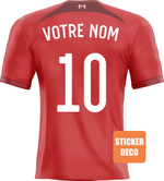 Adhesivo personalizado de la camiseta del Liverpool - Vignette | stickers foot