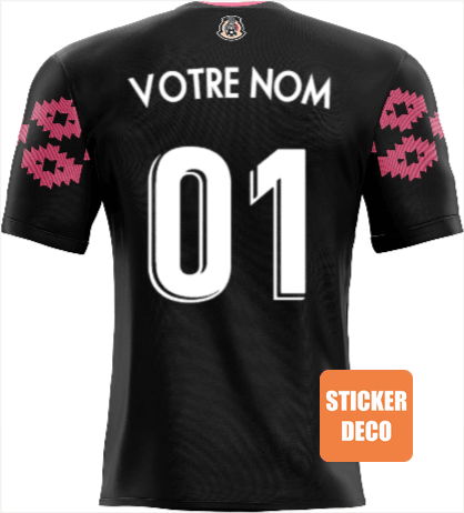 Etiqueta engomada de la camiseta de fĂștbol de MĂ©xico