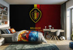papier peint foot Belgique football - Vignette | stickers foot