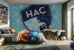 papier peint foot Le Havre HAC - Vignette | stickers foot