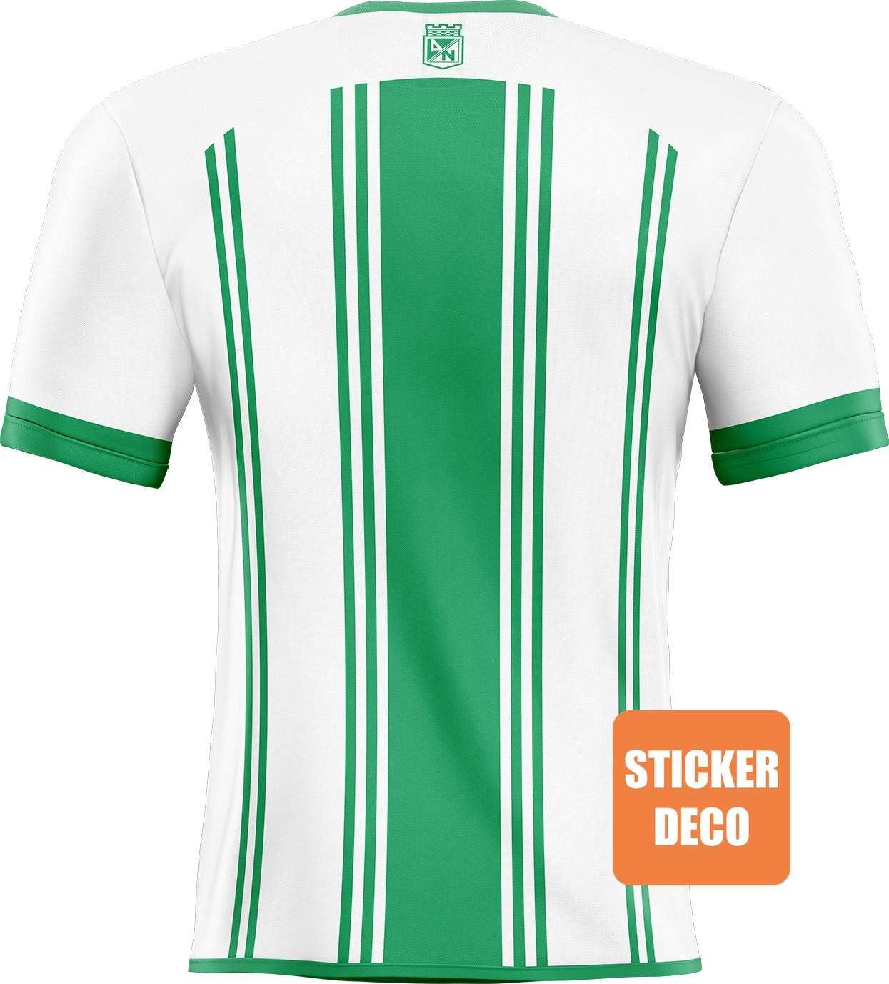 Etiqueta engomada de la camiseta del Atlético Nacional Medellín