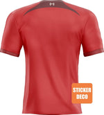 Adhesivo personalizado de la camiseta del Liverpool - Vignette | stickers foot