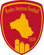 Etiqueta engomada del logotipo de fútbol de Rodez Aveyron - Vignette | stickers foot