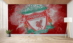 papier peint football Liverpool FC logo effet - Vignette | stickers foot