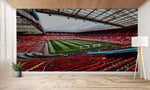 papier peint football Old Trafford Devils Stade - Vignette | stickers foot
