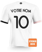 Decoración PSG - Adhesivo personalizado "camiseta PSG WHITE" 2022 - Vignette | stickers foot