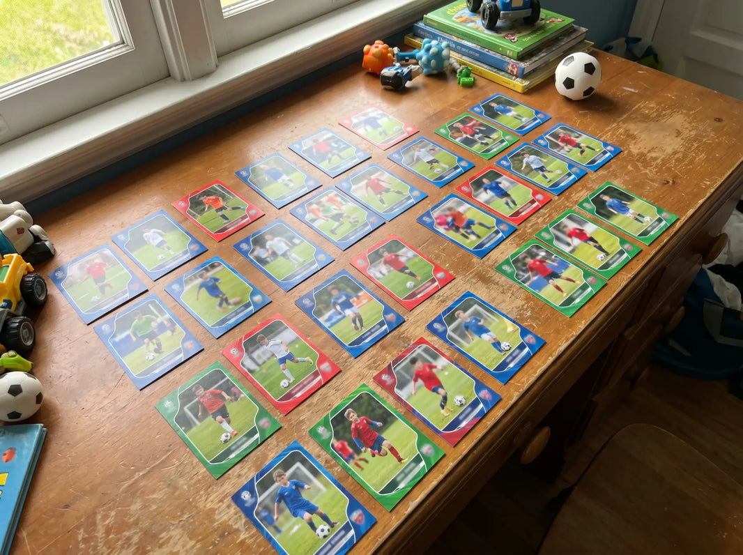 Carte de joueur de foot personnalisée à imprimer: le cadeau