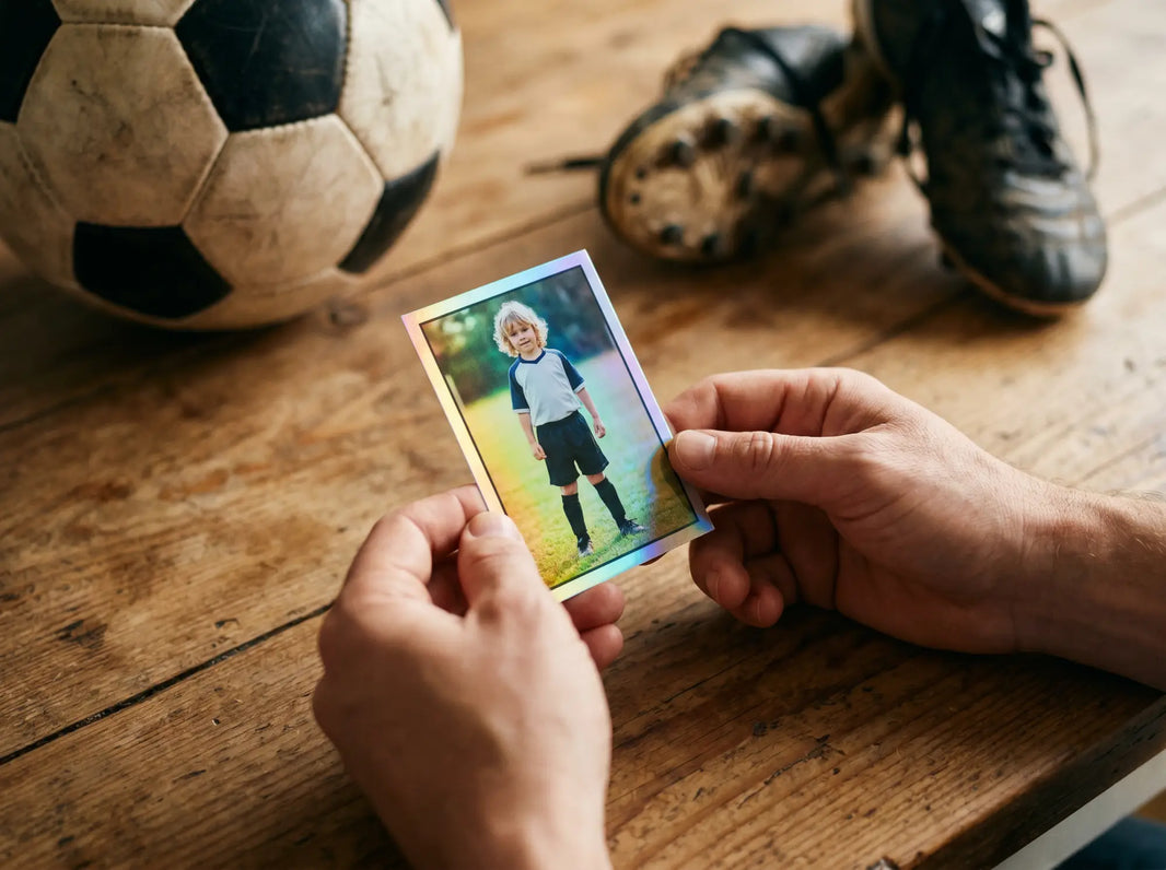 Créer une carte de foot avec la photo de son enfant: